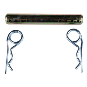 Lower link pin - locking pin - universal Cat. 2 - Diameter 28 mm Total length approx.190 mm complete with two spring pins