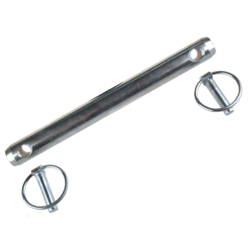 Upper link pin - locking pin - Cat 2 - Ø25 mm Total length approx. 105 mm compl. with 2 lynch pins