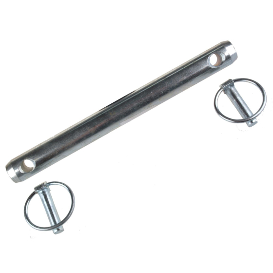 Upper link pin - Cat 1 safety pin - Ø 19 mm total length approx. 207 mm compl. with 2 lynch pins