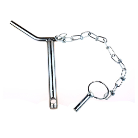 Upper link pin - safety pin cat. 1 Ø 19mm - 135/151mm - compl. with chain and linch pin