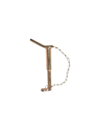Upper link pin - safety pin - universal cat. 1-2 Ø 19-25mm - complete with chain and spring cotter
