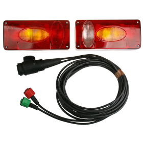 Radex 5500 trailer rear lights completely wired - incl....