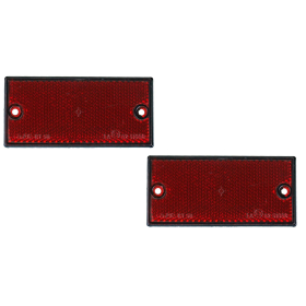 R&uuml;ckstrahler Set 2-teilig rot(Hinten) 105x55mm - zum...