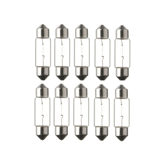 Soffittenlampe 12 Volt 5 Watt - 36 mm - S 8,5 - 10 Stück