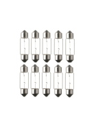 Soffittenlampe 12 Volt 5 Watt - 36 mm - S 8,5 - 10 Stück