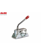 galvanized AL-KO clamp bracket for support wheels, support legs or sliding supports with a tube diameter of 48 mm.