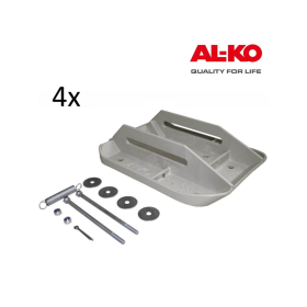 4 grey BIG FOOT plastic support feet for ALKO push-fit props