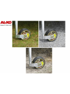 AL-KO support wheel with wheel load display plus clamp