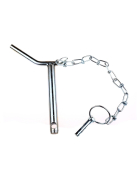 Lower link pin - safety pin cat. 2 Ø 28mm - 135/151mm - compl. with chain and linch pin