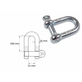 26 mm shackle