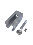 Anti-theft device Trailer lock galvanised, incl. discus lock