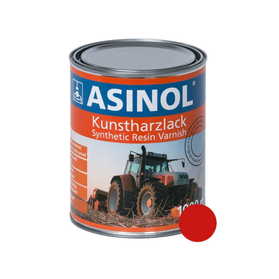Dose mit verkehrsroter Farbe RAL 3020