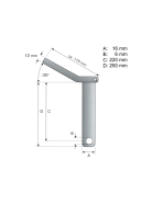 Safety bolt &Oslash; 16 mm Length 220 mm