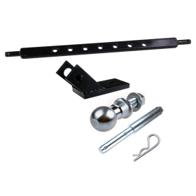 Anti-twist device incl. tractor rail bolt, step bolt with...