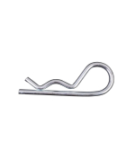 Verdrehsicherung inkl. Ackerschienenbolzen, Stufenbolzen mit Splint, inkl. Ackerschiene