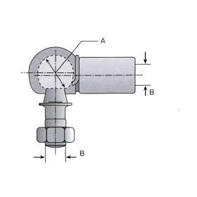 Angle joint M10