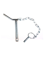 Lower link pin - safety pin cat. 3 Ø 37mm - 135/151mm - compl. with chain and linch pin
