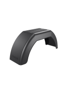 black fender 180 x 610 mm made of plastic for car trailers