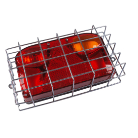 Lamp protection grilles for rear lights on agricultural...