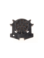 13-pin socket plastic incl. rubber seal