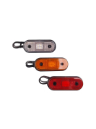 LED marker lights in white, orange or red. 12-36V