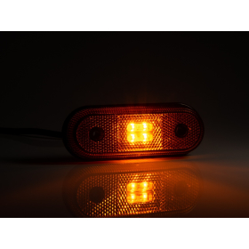 LED Begrenzungsleuchte orange 12-36V