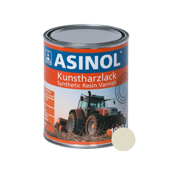Dose mit perlweißer Farbe RAL 1013