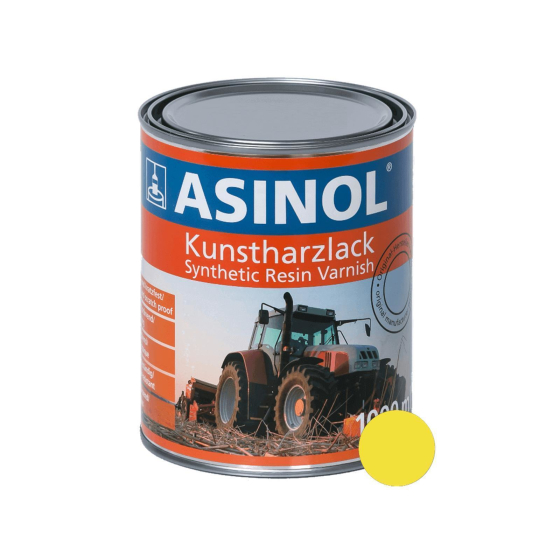 Dose mit zinkgelber Farbe RAL 1018
