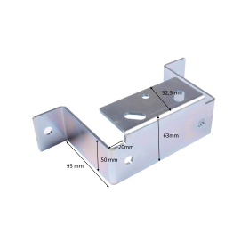 2x brackets for parking supports & clamps for Stema trailers incl. mounting material