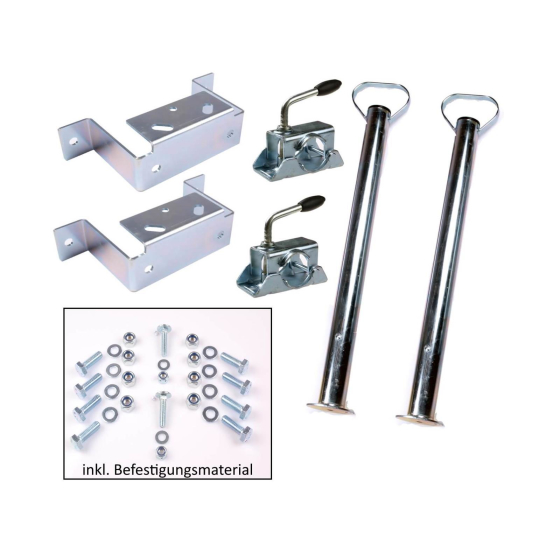 600 mm parking support set with bracket for STEMA trailers