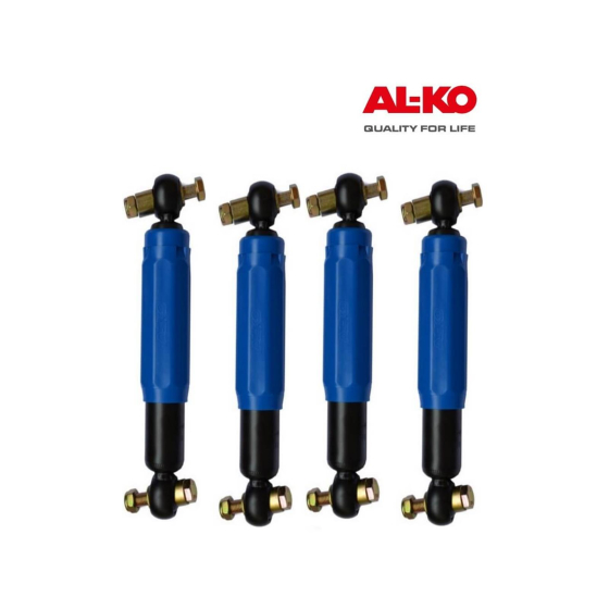 4 pcs. AL-KO Octagon Plus - Axle shock absorber blue up to 1.350 kg single axle