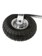 150 kg Support wheel with pneumatic tyres 260x85mm