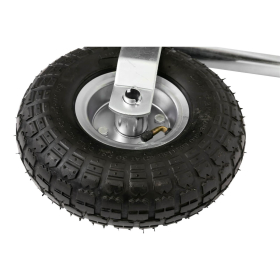 150 kg support wheel with pneumatic tyres 260x85mm incl. clamp