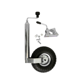 pneumatic 150 kg support wheel incl. clamp bracket and...
