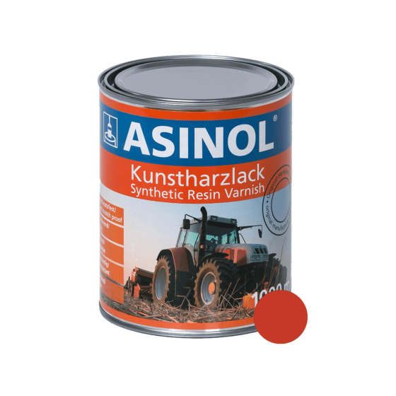 Dose mit blutoranger Farbe RAL 2002