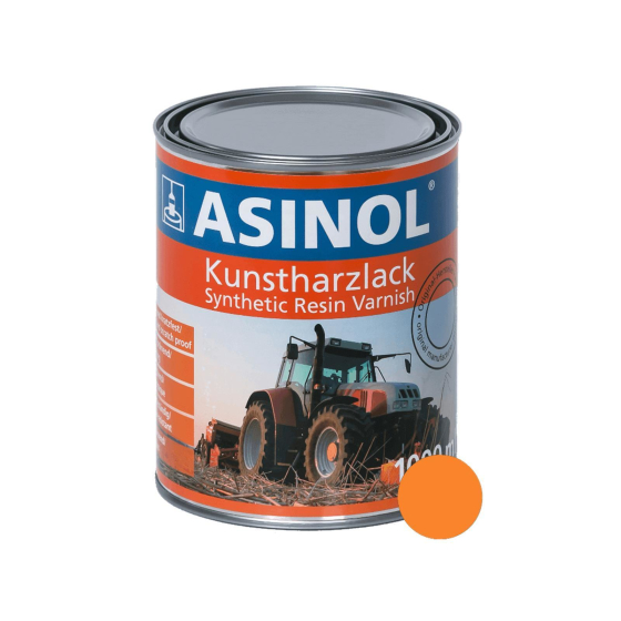 Dose mit pastelloranger Farbe RAL 2003
