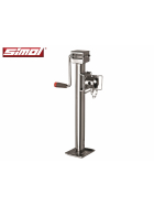 galvanized Simol support leg with vertical crank with a load capacity of 1300 kg.