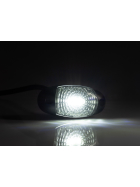 LED Positionsleuchte weiß 12-36V oval mit Kabelanschluss