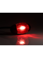 LED Positionsleuchte rot 12-36V oval mit Kabelanschluss