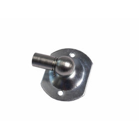 Round fitting incl. angle joint M8 for mounting gas...