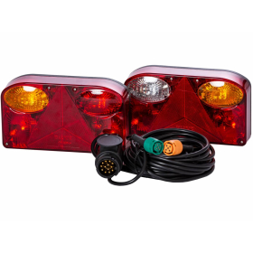Trailer rear lights set consisting of one left and one...