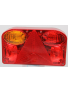 Rear lights trailer set 5 m cable set with 13 pin plug