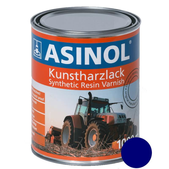Dose mit blauem Lack RAL 5002 ultramarinblau
