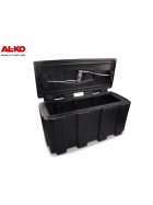 black plastic storage box from the company AL-KO