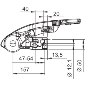 AL-KO AKS 3004 Kugelkupplung + Ball + Diebstahlsicherung