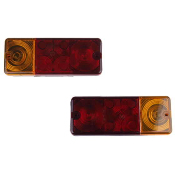Anhänger Rückleuchte 210x83mm mit Kennzeichenbeleuchtung
