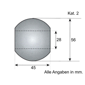 4 x Unterlenker Kugel Kat. 2