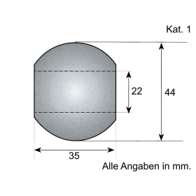 Unterlenker Kugel Kat.1 - 4er Set