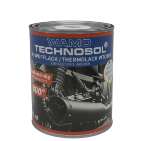 WAMO TECHNOSOL Auspufflack Schwarz 800° - Matt