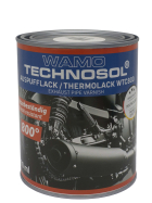WAMO TECHNOSOL Auspufflack Schwarz 800° - Matt